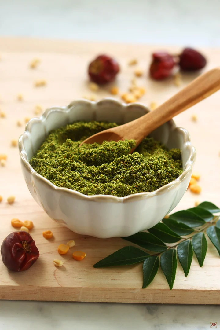 Karivepaku Karam Podi - Curry Leaves